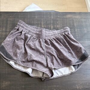 lululemon athletica Heather Gray Athletic Shorts